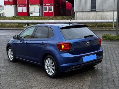 Second-hand VW Polo 95 CP (69 kW) 2018 Albastru Hatchback