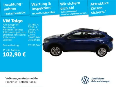 Gebraucht VW Taigo Goal 150 PS (110 kW) 2025 Blau SUV