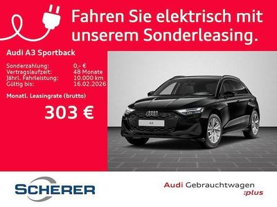 Gebraucht Audi A3 Sportback e-tron Ambiente 204 PS (150 kW) 2025 Mythosschwarz metallic (metallic) Kleinwagen