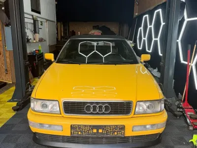 Gebraucht Audi Cabriolet 150 PS (110 kW) 1998 Gelb Cabrio