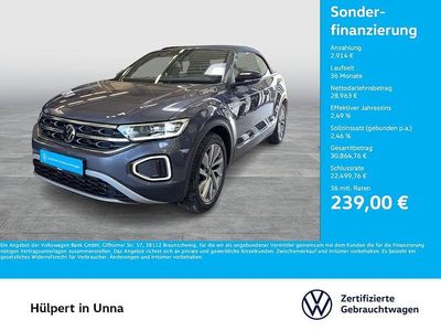 Usata VW T-Roc Cabriolet Goal 150 CV (110 kW) 2025 Grigio Cabrio