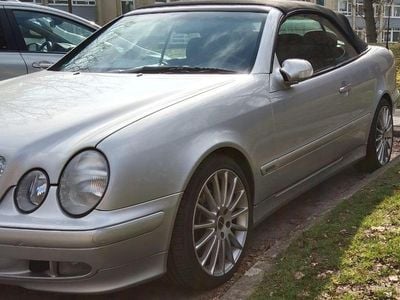 Brugt Mercedes CLK200 163 HK (119 kW) 2002 Sølv Cabriolet