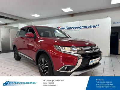 Używany Mitsubishi Outlander Edition 150 KM (110 kW) 2017 Czerwony SUV