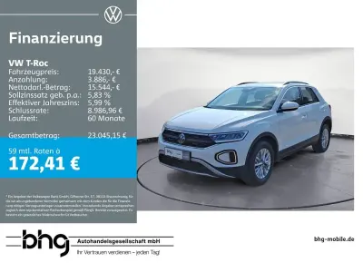 Second-hand VW T-Roc Life 110 CP (80 kW) 2022 Alb SUV