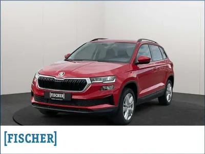 Gebraucht Skoda Karoq Selection 150 PS (110 kW) 2024 Cervena velvet/velvet red SUV