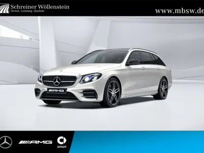 Brugt Mercedes E43 AMG AMG 401 HK (294 kW) 2018 Hvid Sedan