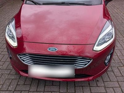 Gebraucht Ford Fiesta Titanium 95 PS (69 kW) 2021 Rot Kleinwagen