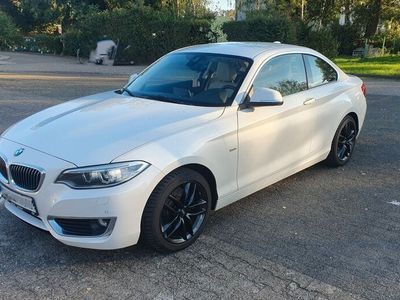 gebraucht BMW 228 i Coupé Luxury Line Navi Prof. Aut. Klimaaut.