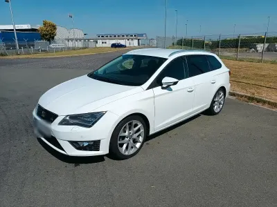 Gebraucht Seat Leon ST FR 125 PS (91 kW) 2015 Weiß Kombi