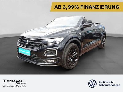Gebraucht VW T-Roc Cabriolet R-line 150 PS (110 kW) 2021 Schwarz Cabrio