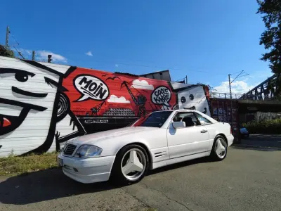 Gebraucht Mercedes SL500 320 PS (235 kW) 1998 Weiß Cabrio