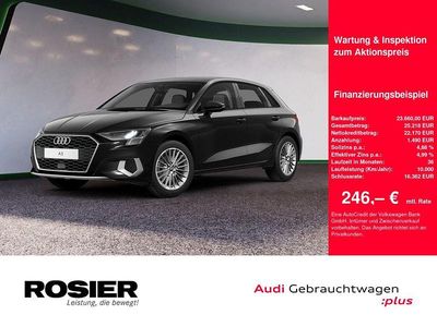 Gebraucht Audi A3 Advanced Plus 110 PS (80 kW) 2024 Brillantschwarz Limousine