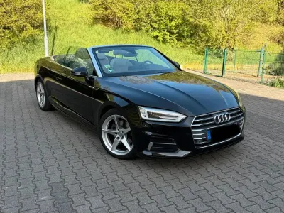 Używany Audi A5 Cabriolet Sport 150 KM (110 kW) 2019 Czarny Kabriolet