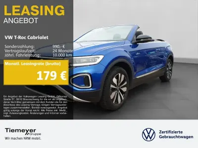 Gebraucht VW T-Roc Cabriolet Goal 116 PS (85 kW) 2025 Blau Cabrio