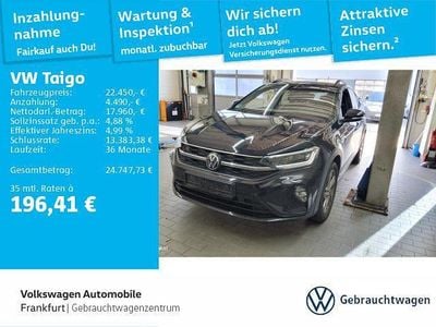Brugt VW Taigo R-line 110 HK (80 kW) 2023 Sort SUV
