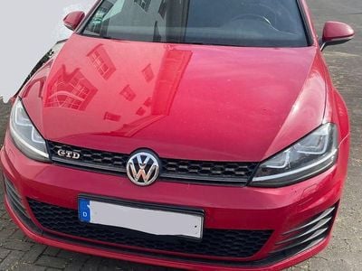 Brugt VW Golf VII GTD 184 HK (135 kW) 2015 Rød Sedan