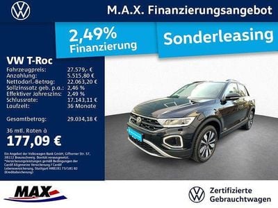 Gebraucht VW T-Roc Goal 150 PS (110 kW) 2025 Schwarz SUV