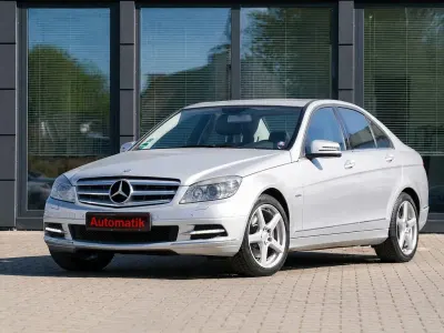 Brugt Mercedes C350 231 HK (169 kW) 2010 Sølv Sedan