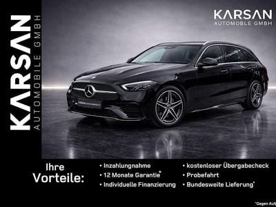 Gebraucht Mercedes C200 AMG line 163 PS (119 kW) 2024 Schwarz  unilack Kombi