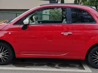 Usata Fiat 500C 69 CV (50 kW) 2013 Rosso Cabrio