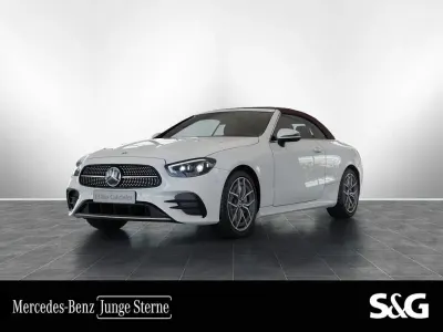 Gebraucht Mercedes E200 AMG 197 PS (144 kW) 2021 Unilack polarweiß Cabrio