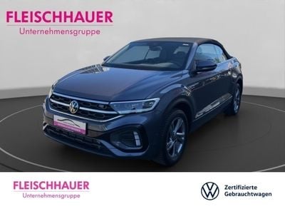 Gebraucht VW T-Roc Cabriolet R-line 150 PS (110 kW) 2023 Grau Cabrio