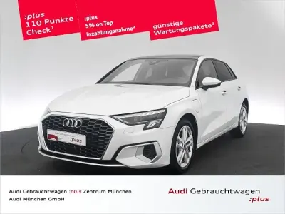 Gebraucht Audi A3 Sportback e-tron Advanced Plus 204 PS (150 kW) 2023 Gletscherweiß metallic Kleinwagen