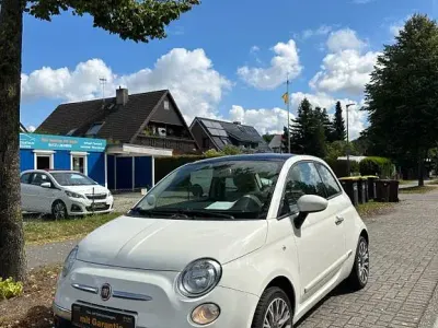 Gebraucht Fiat 500 Lounge 69 PS (50 kW) 2015 Weiß Kleinwagen
