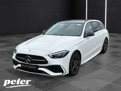 Gebraucht Mercedes C180 AMG 170 PS (125 kW) 2025 Unilack polarweiß Kombi
