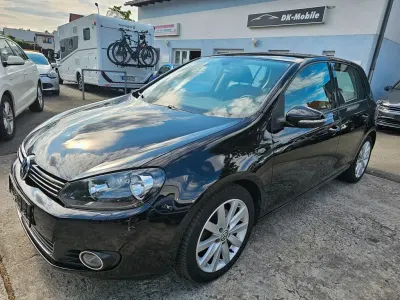 Gebraucht VW Golf VI Highline 140 PS (102 kW) 2008 Schwarz Kleinwagen