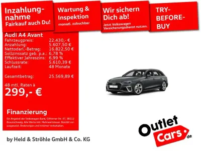 Gebraucht Audi A4 S-Line 136 PS (100 kW) 2022 Grau Kombi