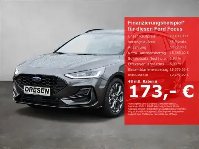 Gebraucht Ford Focus ST-Line X 126 PS (92 kW) 2024 Pn4dq) (grau Kombi