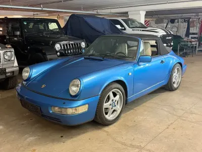 Gebraucht Porsche 911 Carrera Cabriolet 250 PS (183 kW) 1990 Tahoe blau Cabrio