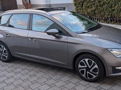 Usata Seat Leon ST FR 125 CV (91 kW) 2015 Grigio Station wagon