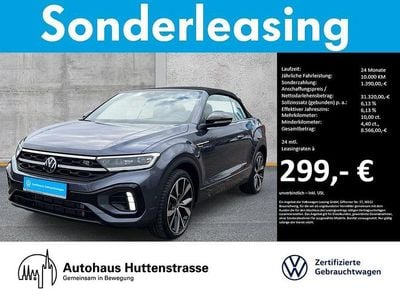 Gebraucht VW T-Roc Cabriolet R-line 150 PS (110 kW) 2025 Außenfarbe: Cabrio