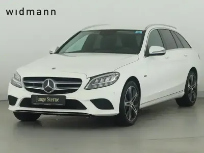 Brugt Mercedes C300e Avantgarde 320 HK (235 kW) 2020 Hvid Stationcar