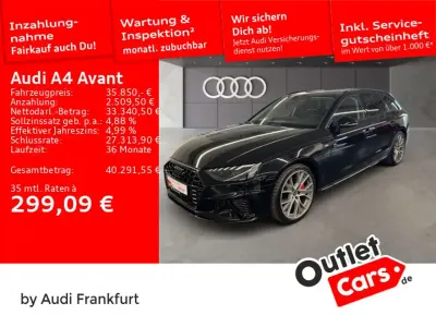 Gebraucht Audi A4 S-Line 204 PS (150 kW) 2024 Schwarz Kombi
