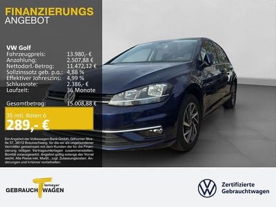Blau Gebraucht 2018 VW Golf VII Sound | 12.980 € (Superpreis)