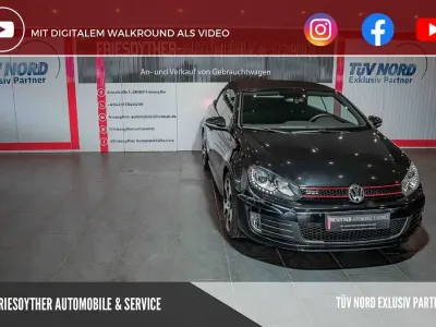 Gebraucht VW Golf Cabriolet GTI 211 PS (155 kW) 2014 Schwarz Cabrio