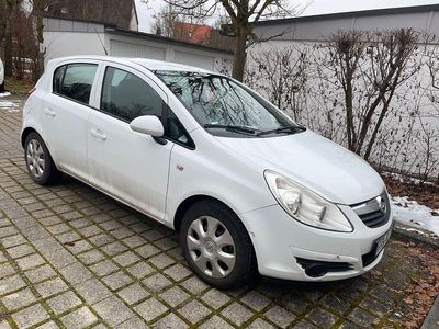 Gebraucht Opel Corsa Selection 60 PS (44 kW) 2009 Weiß Kleinwagen