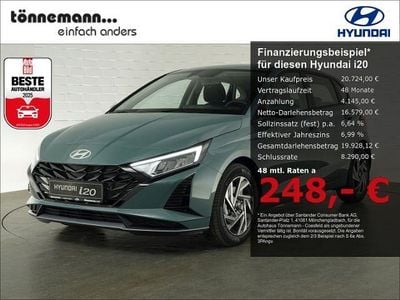 Usata Hyundai i20 Trend 101 CV (74 kW) 2025 Verde Utilitaria