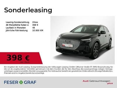 Gebraucht Audi Q4 e-tron Ambiente 150 kW (204 PS) 2025 Schwarz (mythosschwarz metallic) SUV