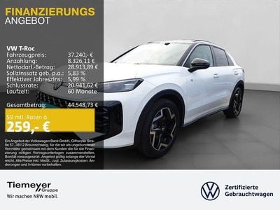 Ny VW T-Roc R-line 150 HK (110 kW) 2025 Vit SUV