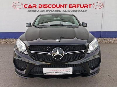 Gebraucht Mercedes GLE500 AMG line 455 PS (334 kW) 2017 Obsidianschwarz  metalliclack Coupé