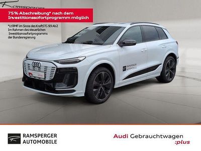Weiß (gletscherweiß metallic) Gebraucht 2025 Audi Q6 e-tron Comfort SUV | 74.880 €