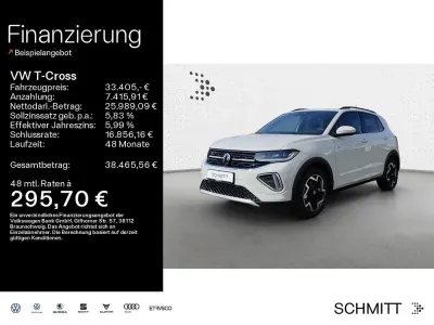 Neu VW T-Cross R-line 116 PS (85 kW) 2026 Grau SUV