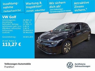 Gebraucht VW Golf VIII Goal 150 PS (110 kW) 2025 Grenadillschwarz metallic Limousine