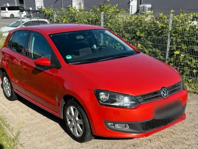 Gebraucht VW Polo Highline 86 PS (63 kW) 2010 Orange Kleinwagen