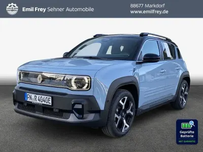 Gebraucht Renault 4 E-Tech Komfort 110 kW (150 PS) 2025 Kumulusblau, schwarzes dach SUV
