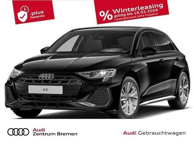 Mythosschwarz metallic Gebraucht 2025 Audi A3 S-Line | 36.847 € (Guter Preis)